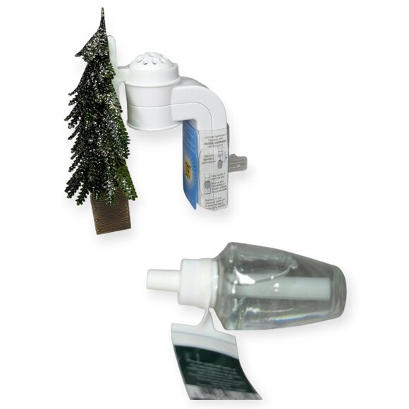 Bath & Body Works Pine Christmas Tree Wallflower Light Up Plug In w/Bulb Refill - Picture 3 of 11